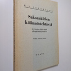 M. A. Jakobsson : Saksankielen käännöstehtäviä ja vuosien... - pikkukuva 1