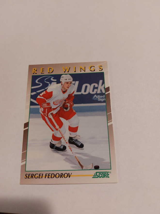 1991-92 Score Young Superstars #1 Sergei Fedorov
