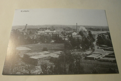 Karhula, keskustaa, tehtaat (Finlandia 88 nro 7), ei p.