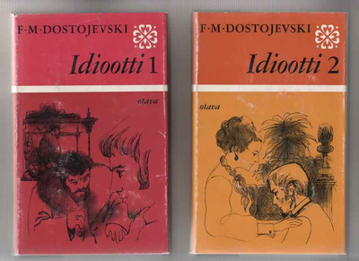 Dostojevski,F.M.: Idiootti 1-2, Otava 1971,skp(Maailmankirja