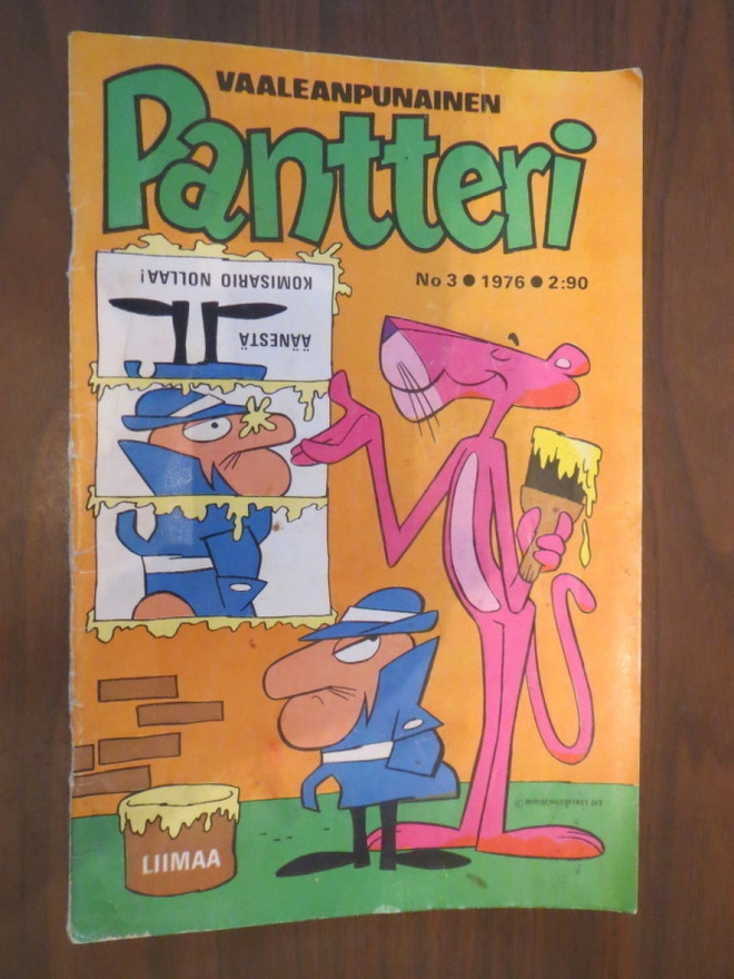 Vaaleanpuneinen Pantteri # 3/1976