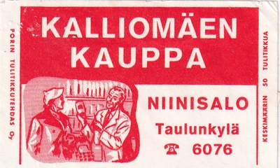 Niinisalo. Kalliomäen kauppa  b535