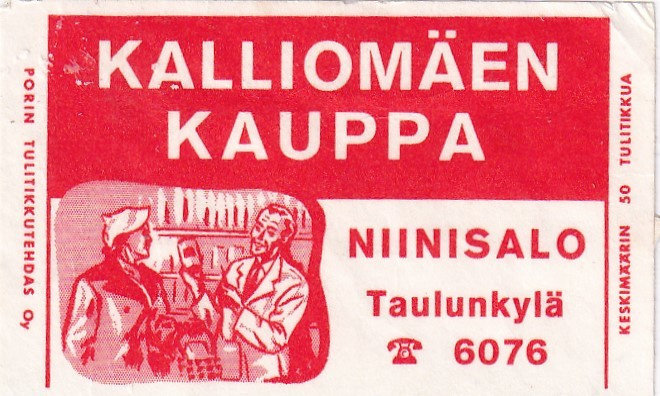 Niinisalo. Kalliomäen kauppa  b535