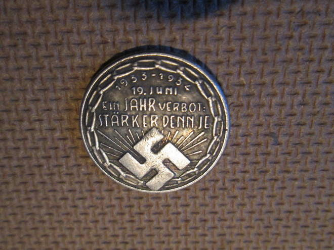Reich: 1933-1934 -muistomitali