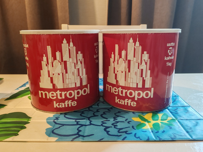 Vintage Metropol Kaffe purkit 2 kpl