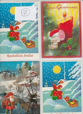 Postikortti, Joulukortti erä