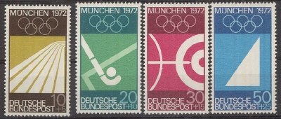 Bund Mi 587-90 ++