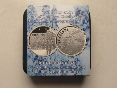 10€ Tuntematon sotilas 2005 - Proof juhlaraha -