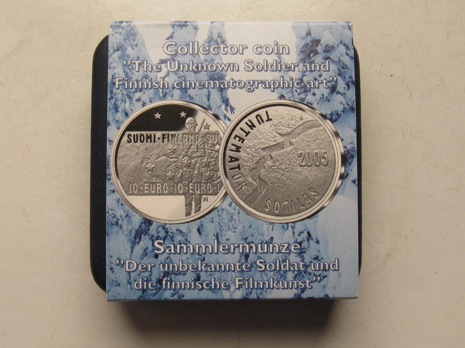10€ Tuntematon sotilas 2005 - Proof juhlaraha -
