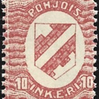 1920 Pohjois-Inkeri 10 p punainen ** LaPe P-I 2 postituore - pikkukuva 1