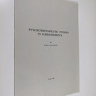 Simo Salonen : Psychotherapeutic studies in schizophrenia - pikkukuva 1