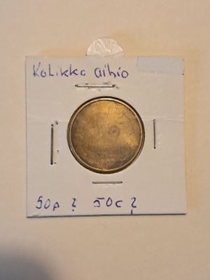 Kolikkoaihio. 50 p ? / 50 cnt ? Alum. pr.