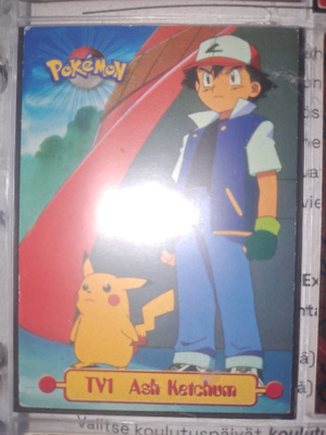 Pokémon Topps TV Animation Edition TV1 #Ash Ketchum kortti