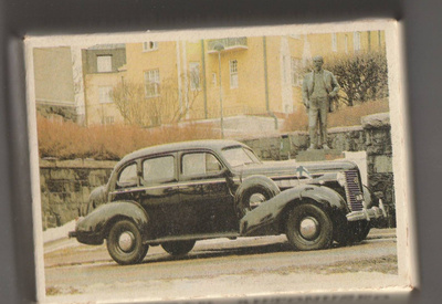 Helsingin Automuseo 8 tulitikkuaskia ja pakkaus