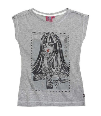 T-paita Monster High koko 152 cm Harmaa UUSI