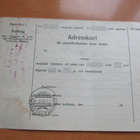 1920 Nummi pakettikortti matruusille Katajanokalle - pikkukuva 2