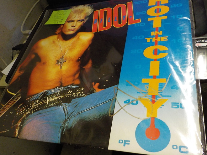 BILLY IDOL  HOT IN THE CITY 12'' SINGLE Stevensin NIMMARILLA