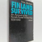 Max Jakobson : Finland survived : an account of the Finni... - pikkukuva 1