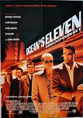 Elokuvajuliste: Ocean's Eleven - korkeat panokset (Clooney)