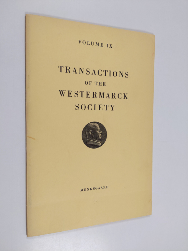 Transactions of the Westermarck Society