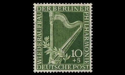 Berlin 72 ** Filharmonikot 10+5 Pf (1950)