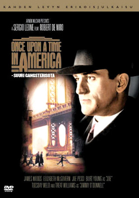 Suuri gangsterisota 1984 Sergio Leone. R De Niro, SUOMI 2DVD