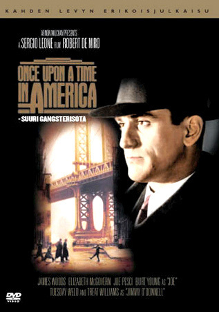 Suuri gangsterisota 1984 Sergio Leone. R De Niro, SUOMI 2DVD