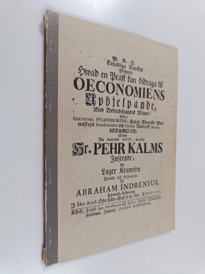 Abrahamus Abrahami Indrenius : Vaatimattomia ajatuksia si...