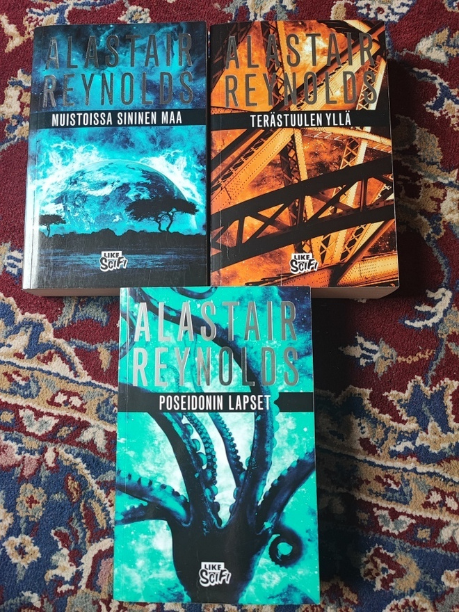 Alastair Reynolds Poseidonin lapset trilogia