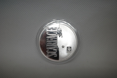 Scarface 40th Anniversary 1oz 2023 5000 Francs hopeakolikko