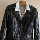 Musta luxus-jakku biker tyyliin (655 €) - pikkukuva 2
