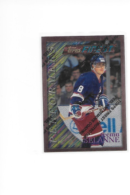 1996-97 Finest #155 Teemu Selänne Winnipeg Jets