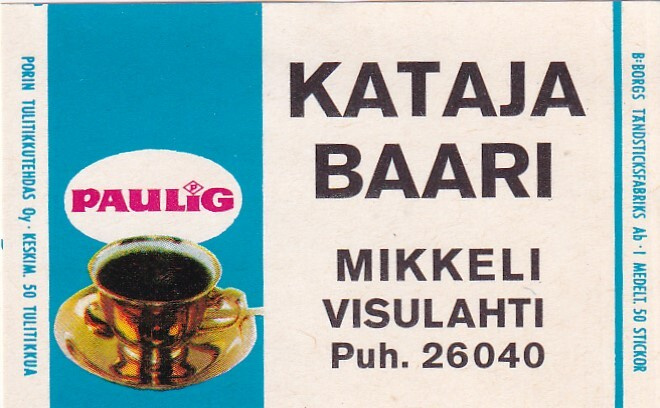 Mikkeli, Visulahti, Kataja Baari  , Paulig    s18