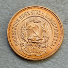 Kultaraha, Venäjä 10 ruplaa 1979, Chervonetc, kulta - pikkukuva 2