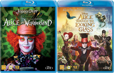 Liisa Ihmemaassa 1 + 2, Tim Burton, Johnny Depp -- 2xBlu-ray