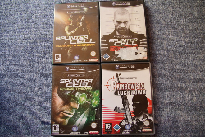 NGC : Tom Clancyn kirjoihin perustuvia 4kpl - CIB Gamecube
