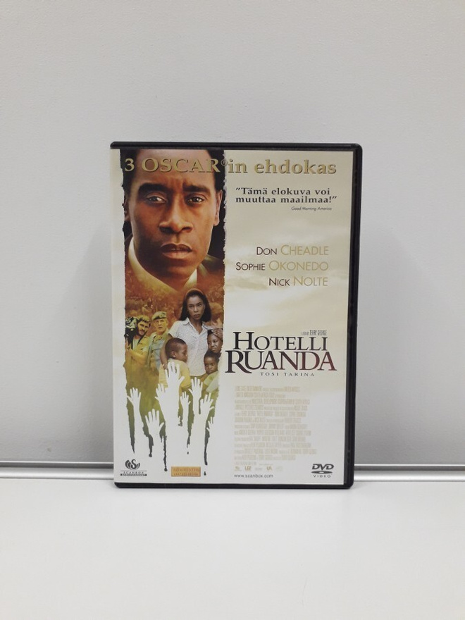 Hotelli Ruanda (Cheadle, Okonedo, Nolte, dvd)