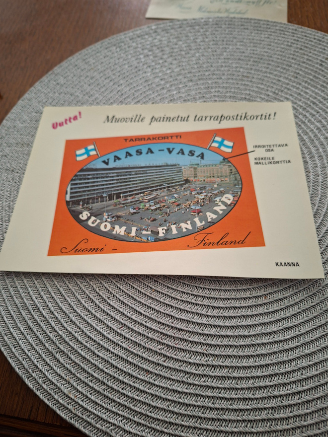 00 Vaasa Tarrapostikortti