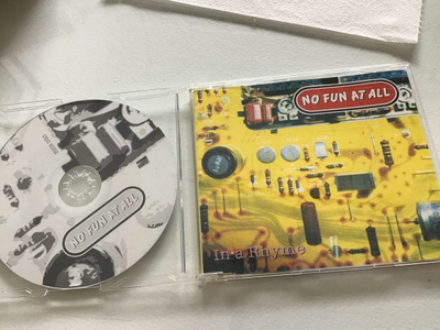 No fun at all / in a rhyme CDS single burning heart records