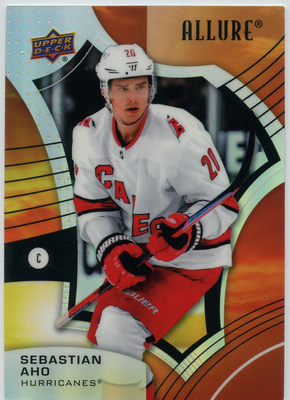2021-22 UD Allure Sunrise #11 Sebastian Aho