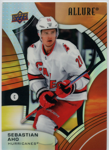 2021-22 UD Allure Sunrise #11 Sebastian Aho