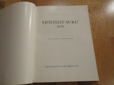 SJÖSTEDT-SUKU 1976 Vesikansa  Korosuo * sukukirja genealogia