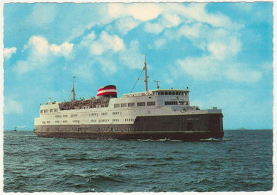 Laivakortti Arveprins Knud 1964