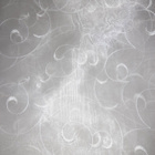 Luonnonvaalea kiehkura organza kangas 5m x150cm - pikkukuva 1