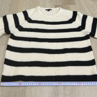 Esmara raidallinen neulepusero, S / Black & cream pullover - pikkukuva 5