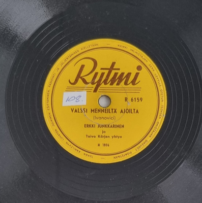 Savikiekko 1952 - Erkki Junkkarinen - Rytmi R 6159