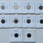 1 mk v.1954-1962, 9 eri vuotta, kl 5-7, 10 kol. - pikkukuva 1