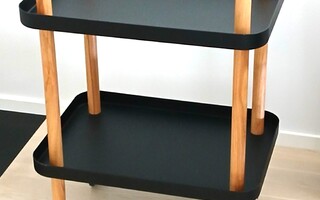 Design Block- pöytä Norman Copenhagen, rullattava pyörillä
