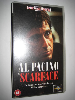 Al Pacino, Scarface - Vhs uk