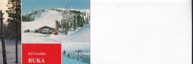 Kuusamo, Ruka,  sommitelmakortti    b701